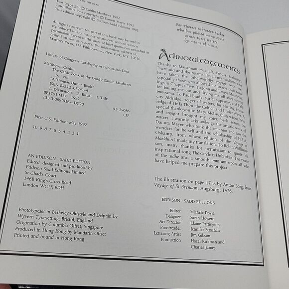 The Celtic Book Lot of 2 Book of the Dead: A Guide for Your Voyage + Oracles - Picture 8 of 13